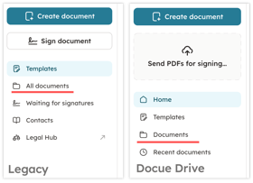 Legacy vs Docue Drive-2